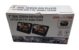 Sylvania 7" Dual Screen Portable DVD Player SdVD7751-B