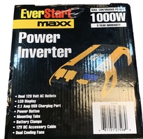 EverStart Power Inverter 1000 Watt w/ USB Dual 120v AC Outlet