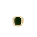  14kt Yellow Gold Green Stone Ring
