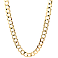 14kt Yellow Gold 26" 8.5mm Curb Link Chain