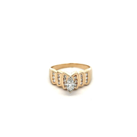 14kt Yellow Gold .75ct tw Marquise Diamond Engagement Ring (App .40ct Center)