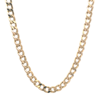 14kt Yellow Gold 22" 5.5mm Curb Link Chain