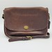 Vintage Brown Leather Crossbody Coach City Bag