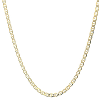  14kt Yellow Gold 22" 2.25mm Mariner Link Chain