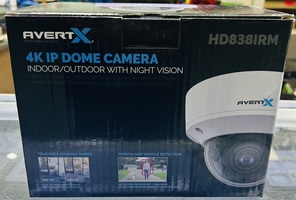 HD838 4K IR Autofocus Zoom Indoor/Outdoor IP Dome Camera with Smart Analytics HD