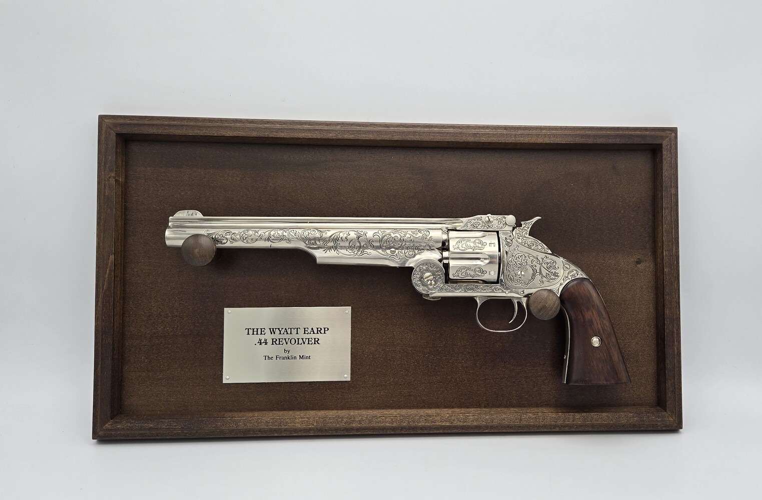 The Wyatt Earp .44 Revolver by The Franklin Mint W/ Display