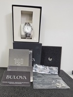 Bulova With Box and papers and extra links