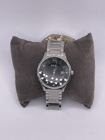 Bulova Men's Diamond Accent Black Dial Bracelet Type Dress Watch