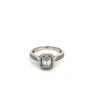 14kt White Gold .50ct tw Diamond Engagement Ring