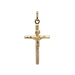 14kt Yellow Gold Crucifix Cross Pendant