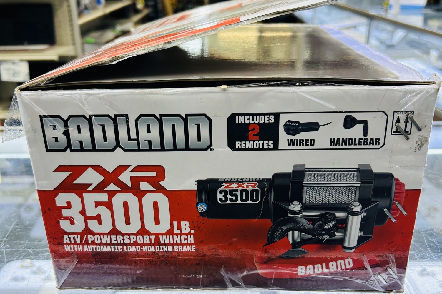 Badland 3500 lb. ATV/Powersport 12V Winch with Automatic LoadHolding