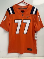 Nike Men's Illinois #77 Orange Replica Football Jersey