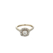 14kt White Gold 1.00ct tw Diamond Halo Ring