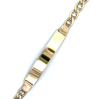 14kt Yellow Gold Name Plate Bracelet