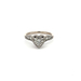 14kt White Gold 1.25ct Diamond Heart Ring