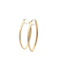 14kt Yellow Gold Large Hoops