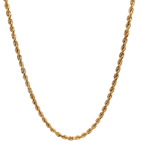 14kt Yellow Gold 18.5" 2.25mm Rope Chain