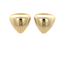 14kt Yellow Gold Triangle Stud Earrings