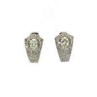 14kt White Gold 1.50ct tw Diamond Earrings
