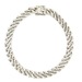 14kt White Gold 7" 1.00ct tw Diamond Curb Link Bracelet 