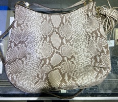 Michael Kors Leather Snakeskin Handbag