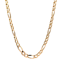 14kt Yellow Gold 23" 6.5mm Figaro Link Chain