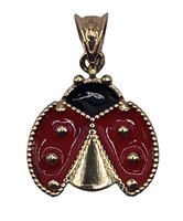 18kt Yellow Gold Lady Bug Pendant