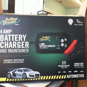 Battery Tender 6V/12V, 4 Amp Lead Acid & Lithium Selectable Battery Charger 