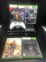 Microsoft Xbox 360 Console Bundle W/Controller & Games - Pre-Owned 