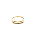 10kt Yellow Gold .10ct tw Diamond Band " I Love you" Band