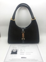 Vintage Gucci Jackie O Handbag Bag Purse Brown  Double Handle -Pre-Owned
