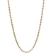 10kt Yellow Gold 20" 3mm Hollow Rope Chain 