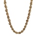  14kt Yellow Gold 29" 7mm Solid Rope Link Chain