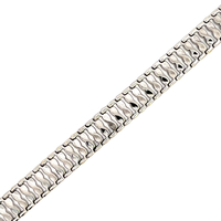  14kt White Gold 7" Fancy Bracelet