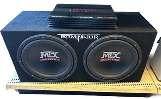 Terminator mtx audio 1200 Watt Dual Subwoofers 12"