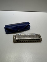 HOHNER Blues Harp Key of D Harmonica Made In Germany with Case