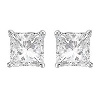  14kt White Gold 1.00ct tw Diamond Stud Earrings