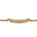  14kt Yellow Gold 5" 7mm Name Plate Bracelet