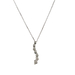 14kt White Gold .20kt tw Diamond Journey Pendant With Chain