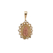 14kt Two Tone Virgin Mary Pendant