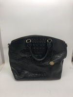 Brahmin  Dome Satchel / Black/ Pre-Owned 