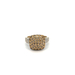 14kt Two Tone 2.75ct tw Diamond Cluster Ring