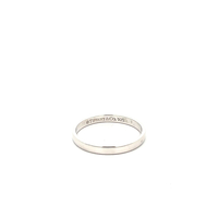  Tiffany & Co. Sterling Silver Plain Band