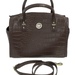Anne Klein brown leather bag 