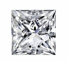 Gemstone .50ct Princess Cut I2 H