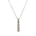 14kt White Gold .75ct tw Diamond Pendant With Chain