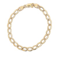 14kt Yellow Gold 8" 6.5mm Curb Link Bracelet