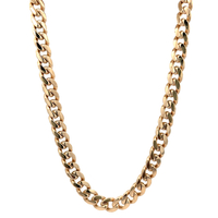 14kt Yellow Gold 26" 7.5mm Miami Cuban Link Chain