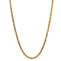 14kt Yellow Gold 20" 2.25mm Rope Chain  