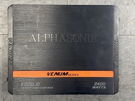 Alphasonik V1200.1D Venum Series 2400 Watts Max Monoblock 